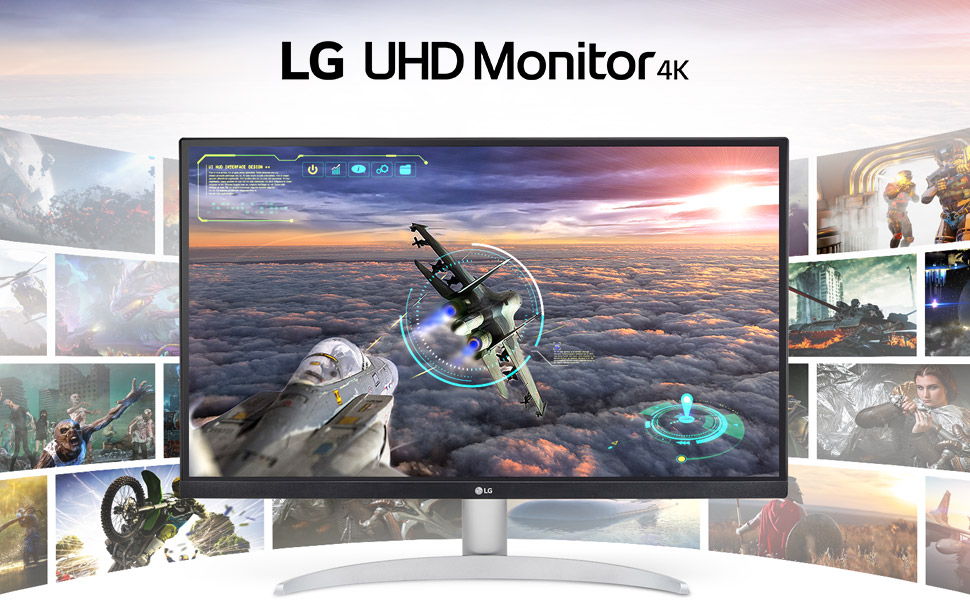 LG 27UP600K 27-inch Ultrafine 4K UHD IPS Monitor 3840x2160, DCI-P3