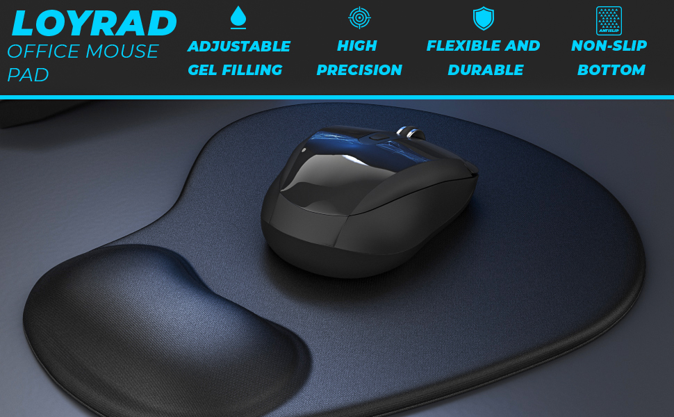 Ergonomic Mouse Mats, Mouse Pads With Comfortable And Cooling Gel Mouse