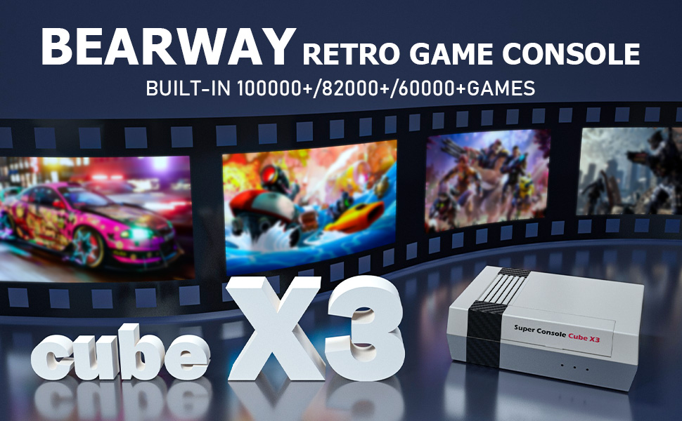 Retro Game Console Super Console Cube X3,60,000+Classic