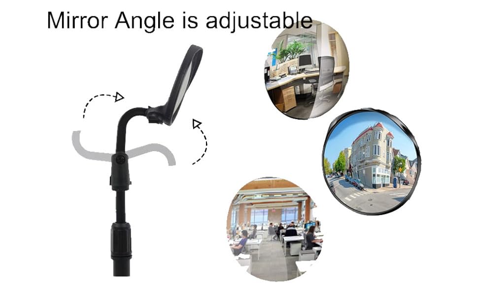 1PC Desk Rearview MirrorMonitor Mirror,Office Cubicle