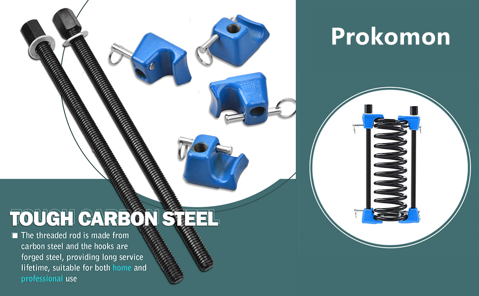 Prokomon Macpherson Strut Spring Compressor Tool with Locking Pins