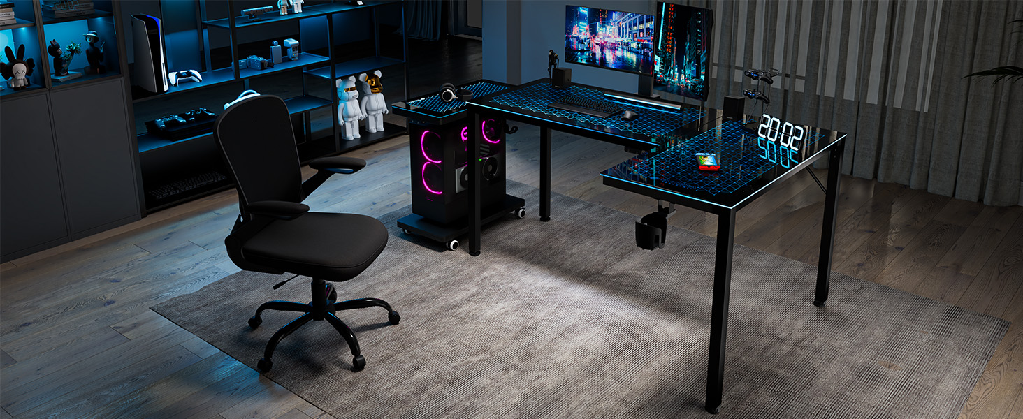 rgb gaming desk