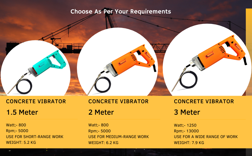 Buy SWADESI KRAFTS Concrete Vibration Machine Electric Needle