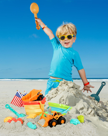 Beach sand box