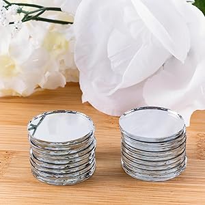 small mirrors, DIY Supplies, rustic wedding, diy Supplies, silver party decorations, mini mirrors