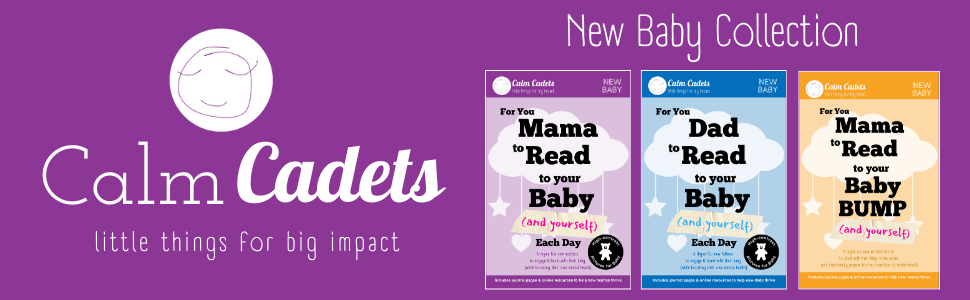 calm cadets new baby collection banner