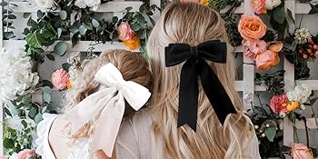 velvet hair bows