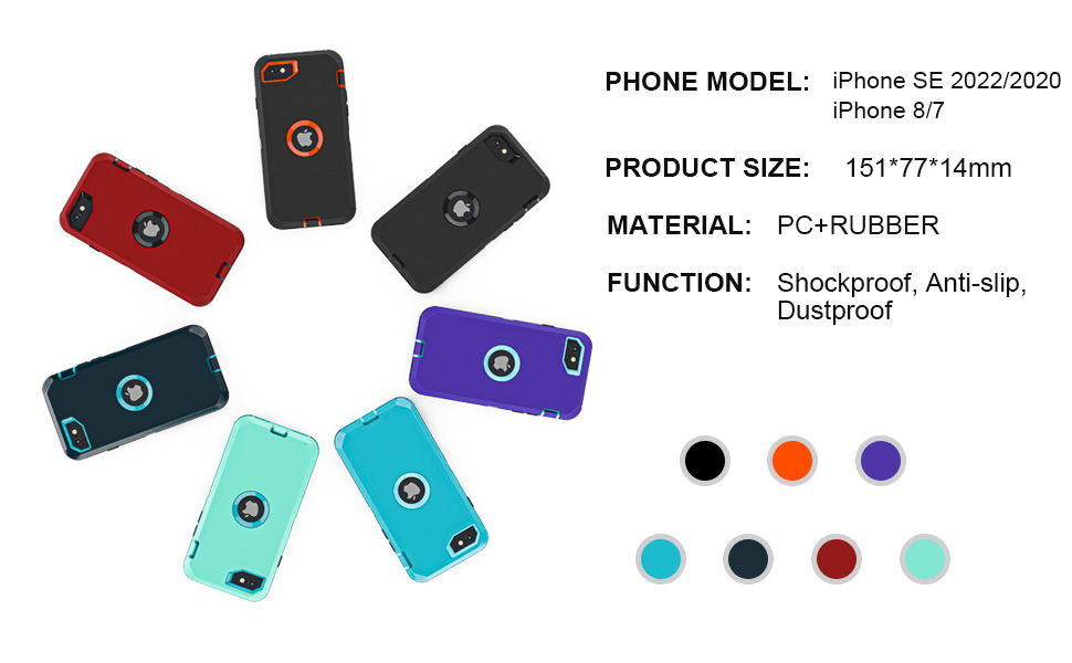 jaroco Design for iPhone SE Case 2022/2020,iPhone 8/7