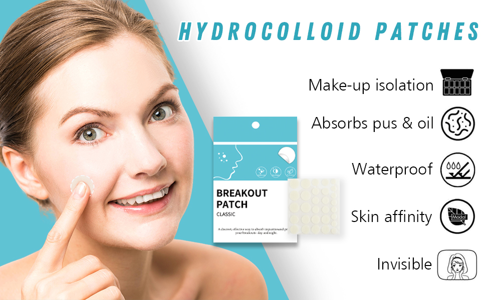 Acne Patches 480 Pcs Pimple Spot Patch Hydrocolloid Treatment Blemish