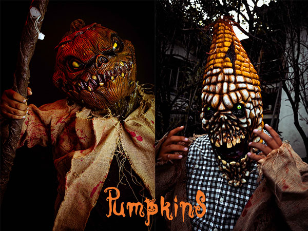 Amazon.com: Adult Scary Last Night Pumpkin Halloween Mask