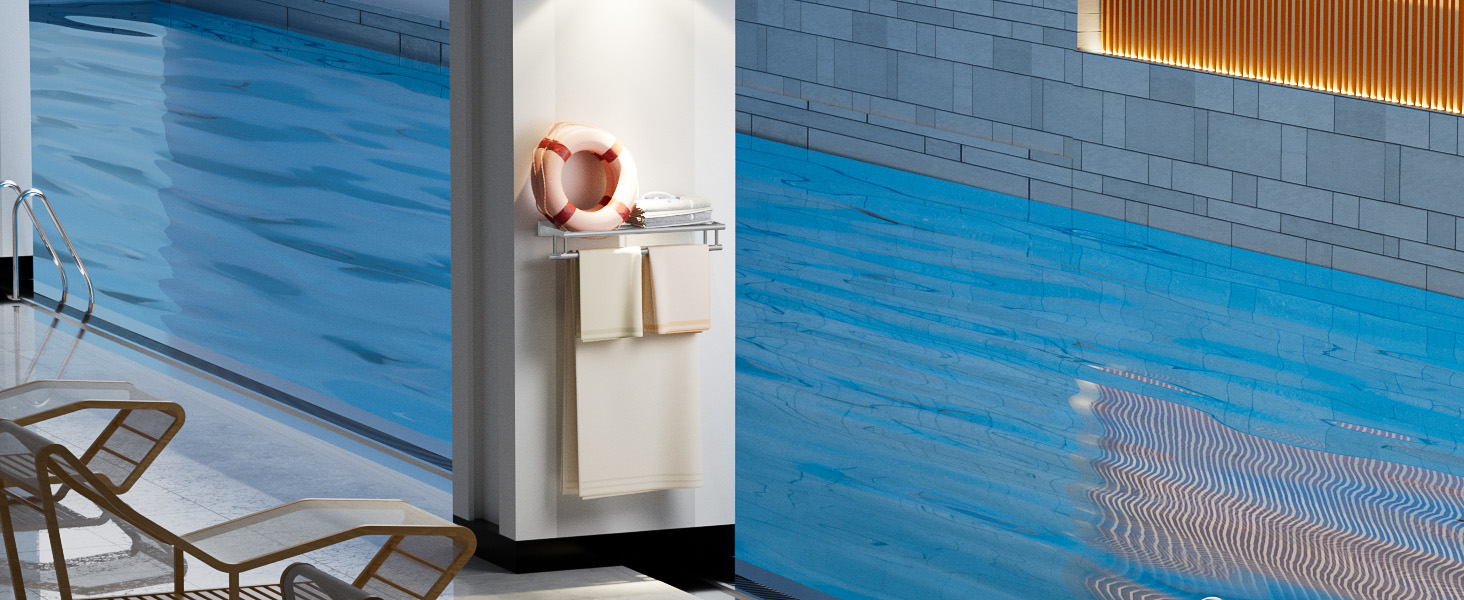 towel rack for bathroom wall mount