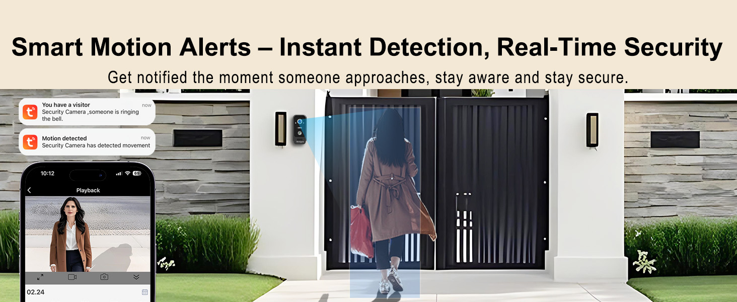doorbell camera with monitor