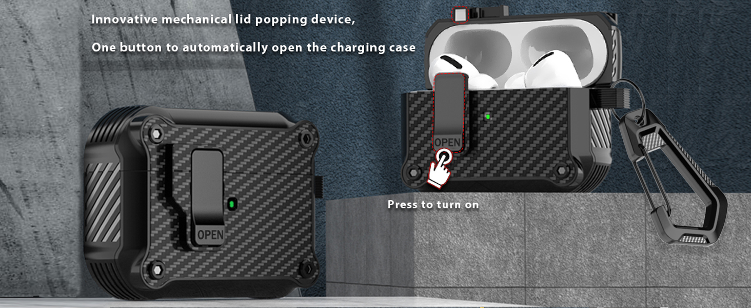 Lopnord for AirPod Pro Case Cover (2023/2022/2019) with