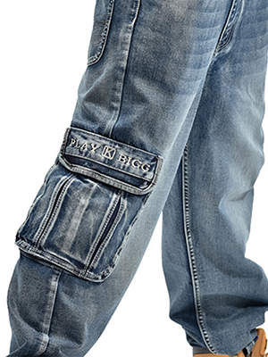 Casual Multi Pockets Jeans