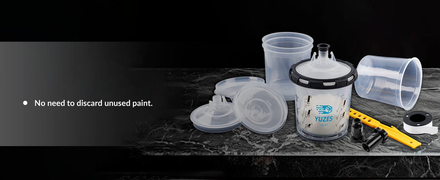 Easy Storage paint cup system