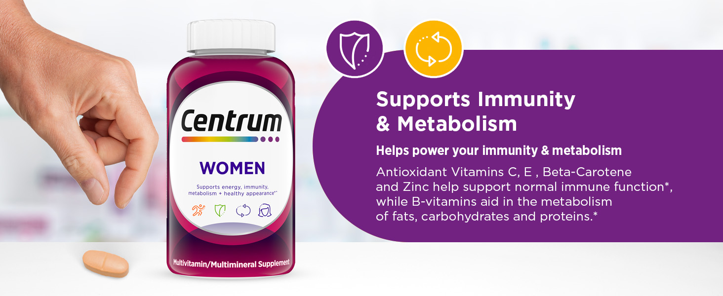 Centrum Women - Supports Immunity & Metabolism