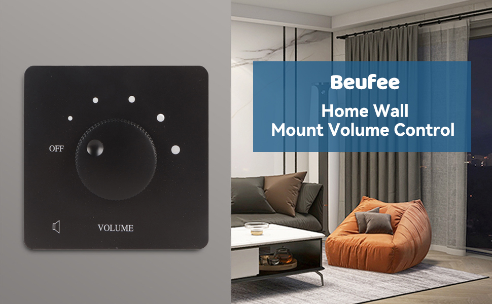Amazon.com: Beufee Home Wall Mount Volume Control