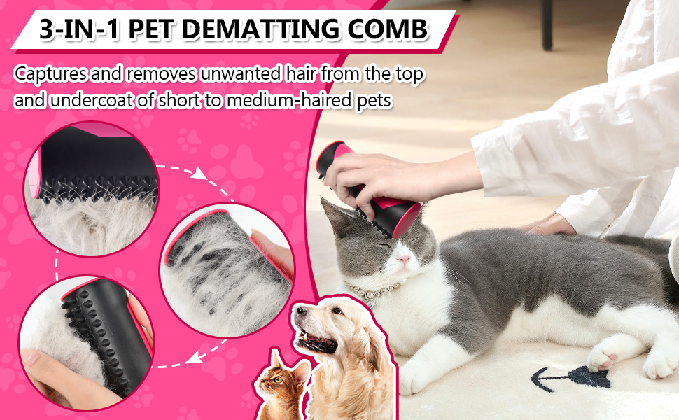 Dog Brush Cat Brush Grooming Comb