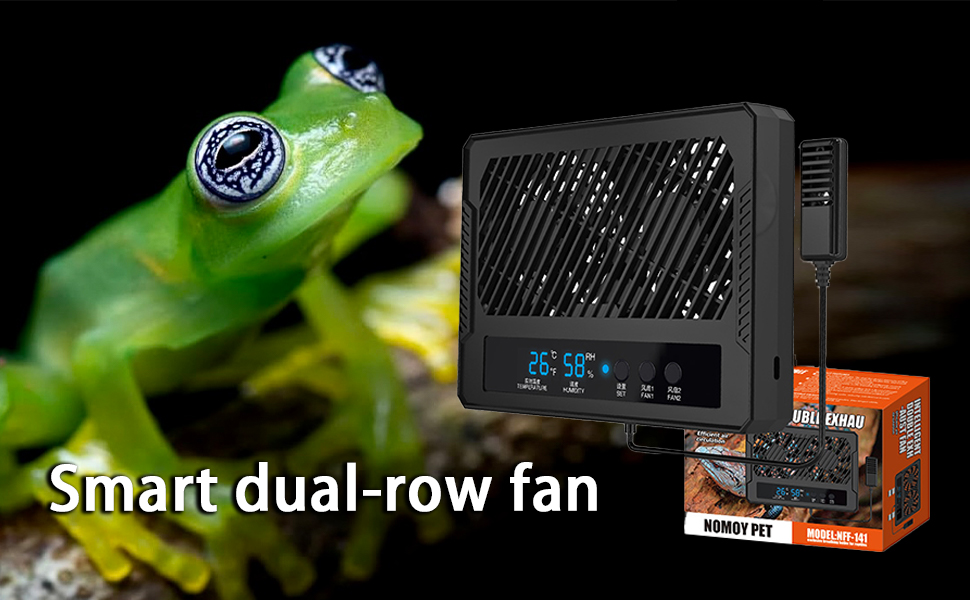 Smart dual-row fan