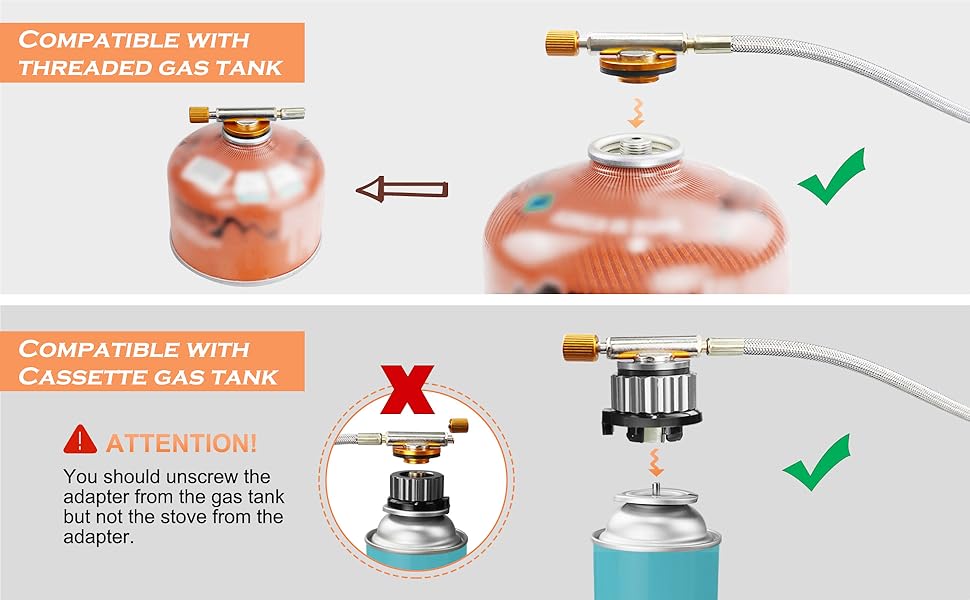 Camping Stove, ISFORU 6800W Windproof Backpacking Portable Outdoor Camping Furnace, Folding Camp Burner