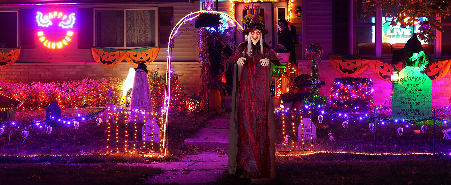 Hanging Animated Witch 