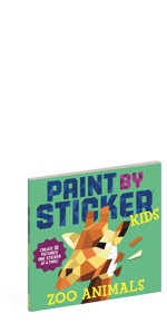 Paint by Sticker Kids: Zoo Animals