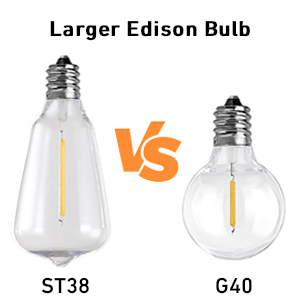 outdoor string lights waterproof