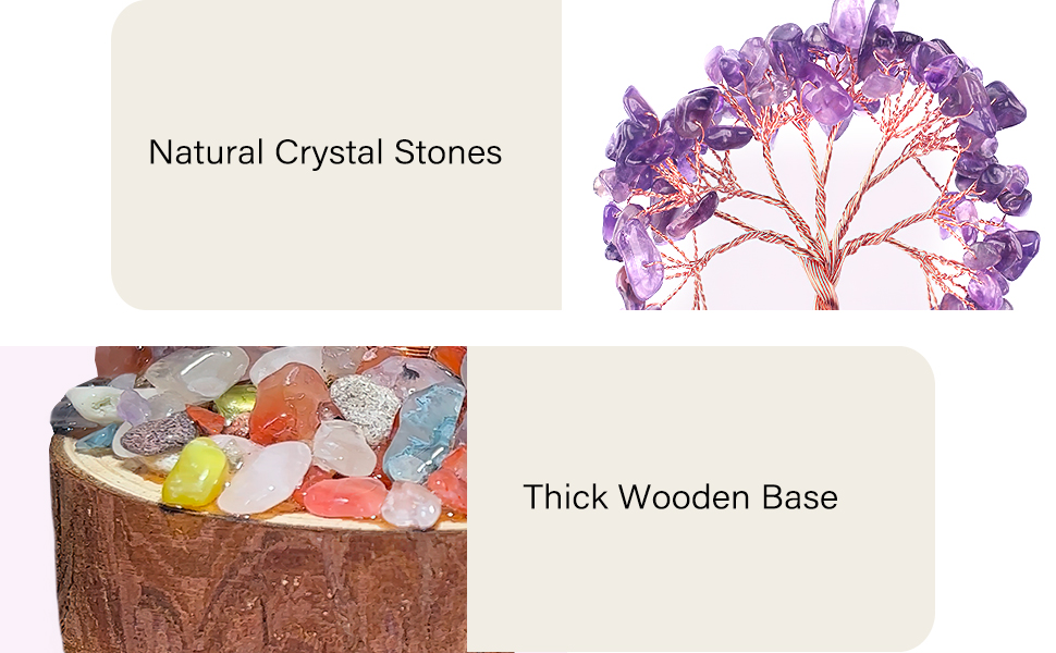 Chakra crystal tree