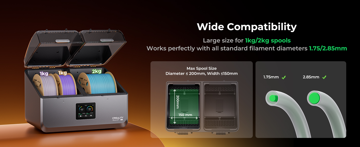 4 Spools 3D Printer Filament
