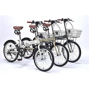 Amazon | MYPALLAS(マイパラス) 折畳自転車20インチ バスケット