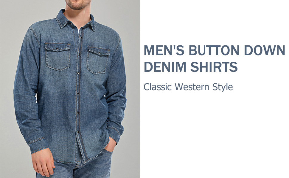 denim classic western shirt