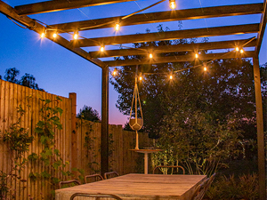 Deck string lights