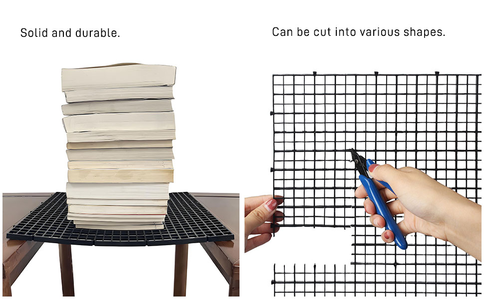 plastic egg crate grid