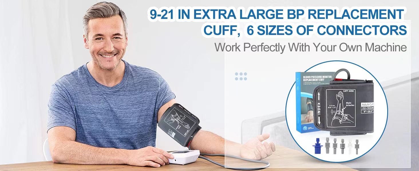 9"21" Blood Pressure Cuff Arm, WideRange Extra Large