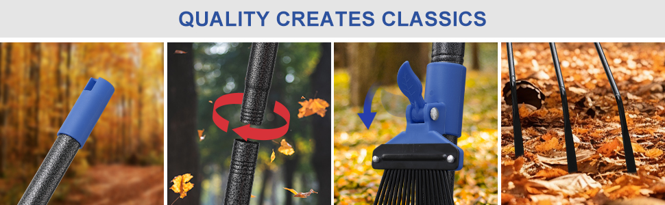 Garden Rakes for Lawns Heavy Duty