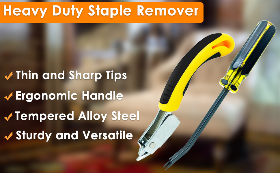 VERCCA Upholstery Staple Remover, Staple Puller, Upholstery Tools