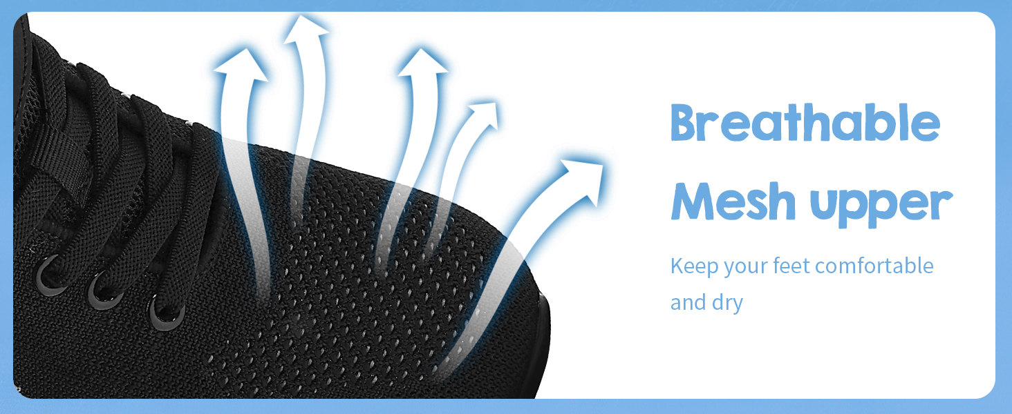 ASHION Kids Trainers Lightweight Boys Girls PE Shoes Features Display