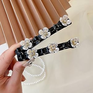 Satin Fabric Hair Clips