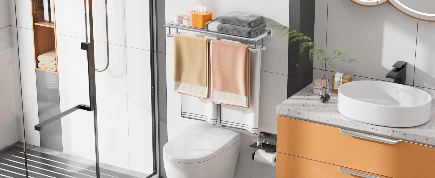 towel rack for bathroom wall mount