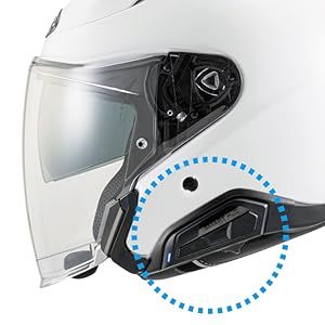 ジェットヘルメット イエロー ストライプ　ほぼ新品インカム付き Amazon | HJC HELMETS(エイチジェイシーヘルメット) バイク用