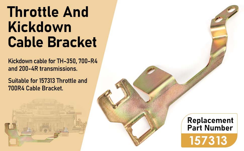 Amazon.com: Throttle Cable Bracket and Kickdown Cable