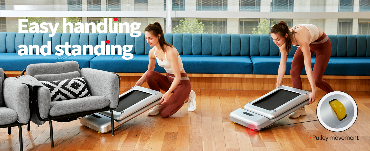 Walkingpad Under Desk Treadmill, Walking Pad Treadmill with Footstep Induction Speed