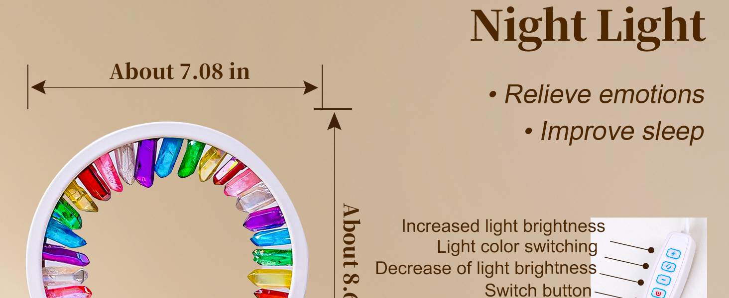 Healing Crystal Lamp