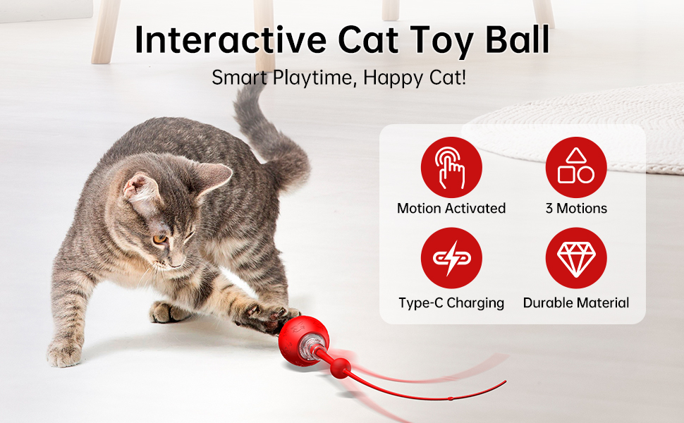 Interactive Cat Toy Ball