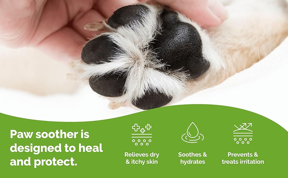 LuckyTail Dog Paw Soother | Organic, Natural and Healing Paw Pad Moisturizer