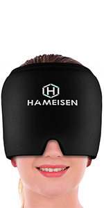 Gel Ice Headache Relief Hat