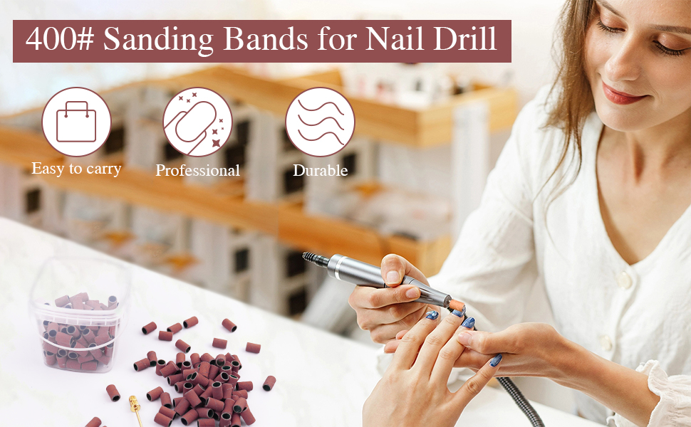 sanding bands for nail drill