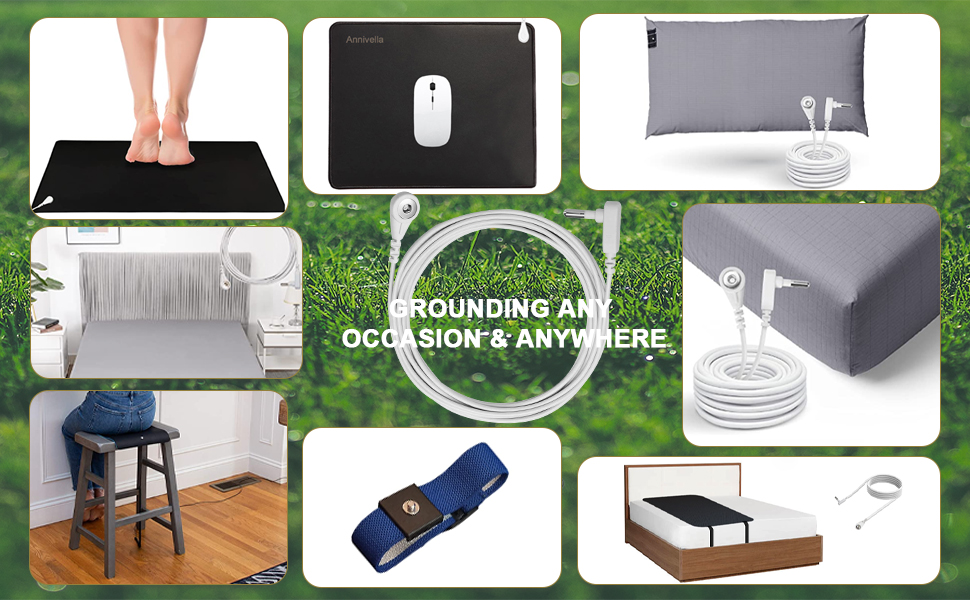 Amazon.com: Grounding Auto Seat Chairs Mat (13.7 X 13.7) Grounding Mat - Soft Fabric Grounding Mat Lap Sofa Chair