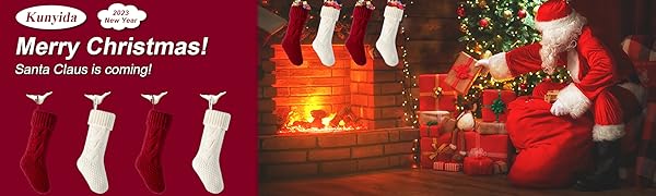 Perfect stockings for fireplace