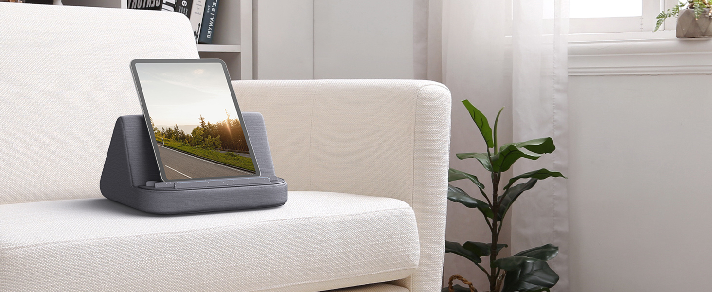 Lamicall Pillow Pad Tablet Holder Soft Tablet Cushion Stand for Bed